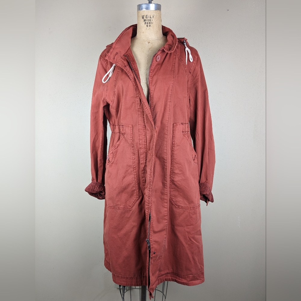 Anthropologie NWT zipper trench coat - Picture 4 of 10